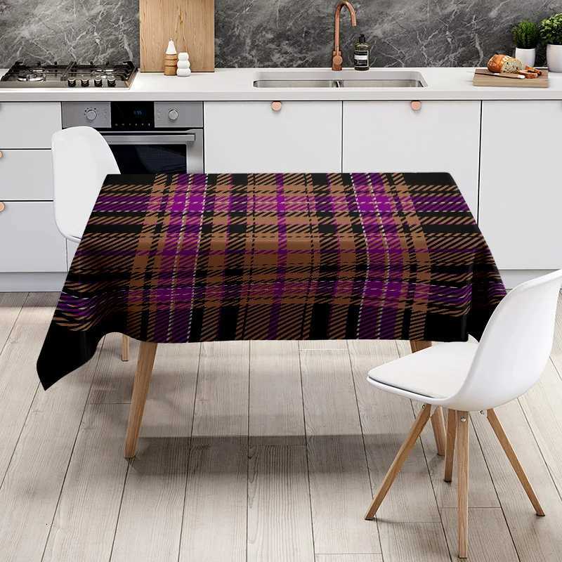 Modern Stylish Tablecloth with Unique African Print Perfect for Dining Tables in Homes Offices H251211