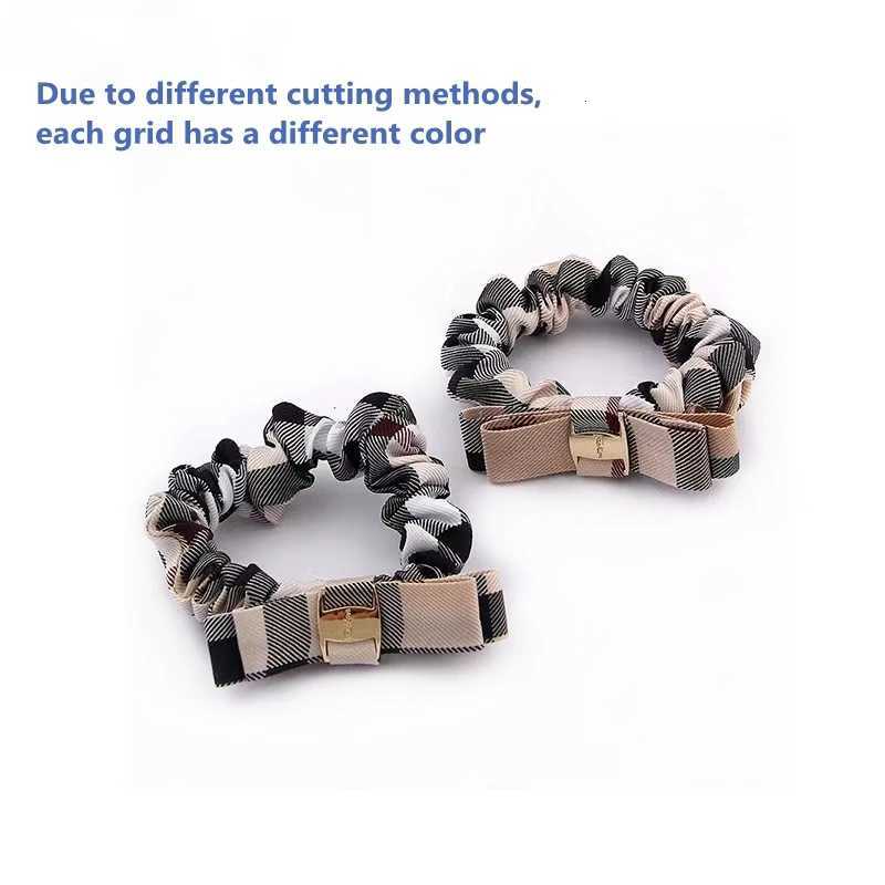Striped Plaid Hair Band Hair Circle Knot Rabbit Ears Hair Rope Tie Hair Rope Wen dr Hairpin Hair Accories Y251210