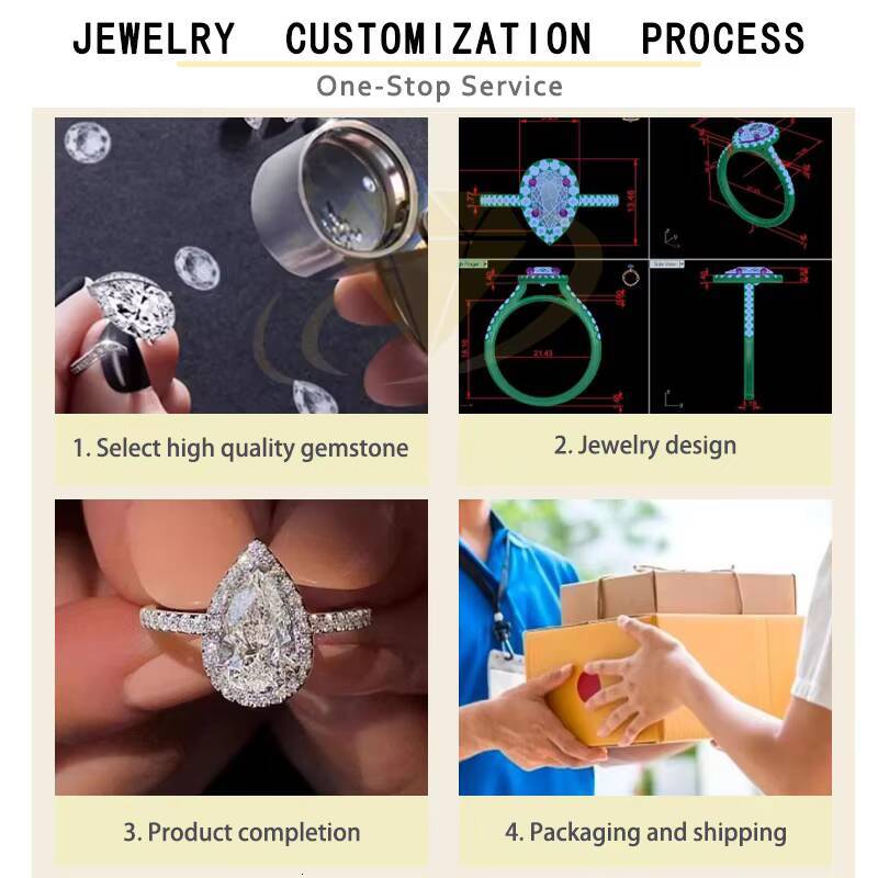 Custom 25 CT Cushion Cut Solitaire Moissanite Rings Engagement Wedding Ring 925 Silver 10k 14k 18k Gold Moissanite Ring