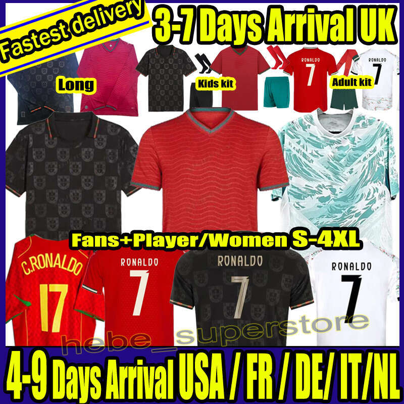2026 Portuguesa portugal soccer jerseys RUBEN RONALDO PEPE Portugieser 24 25 26 27 Portuguese football shirt Men Kids kit sets World Cup team Portugals tops thailand