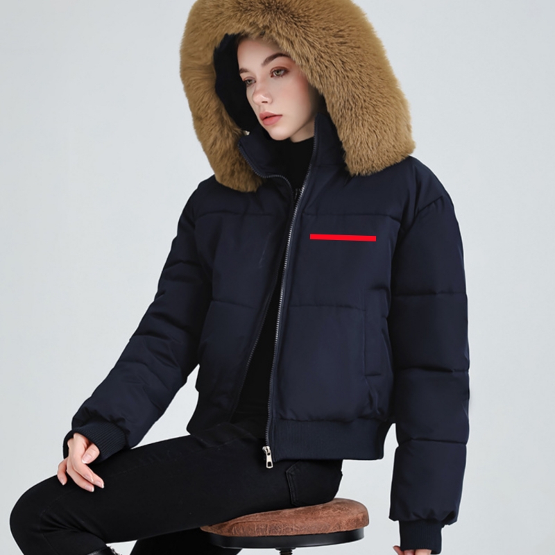 Woman designer jacket womens jacket parkas puffer jackets coats Winter Coat Thickened and Enlarged Cotton Bomber Coat Windproof Waterproof lady jacket Outerwear