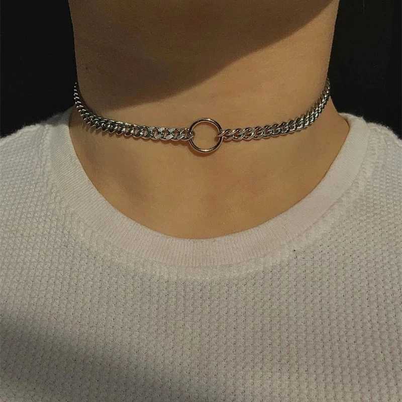 Goth Choker Ring Dagger Necklace Cosplay Grunge Gothic Punk Classical Dark Girl Gift Jewelry Alternative Minimalist Collar M251211