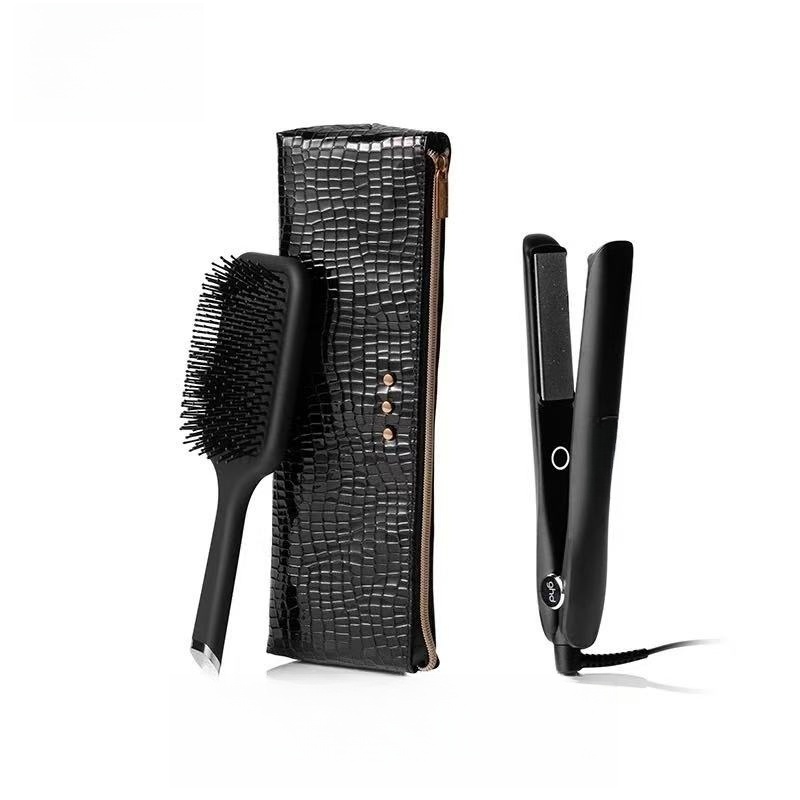 GHb Fast Heating Hair Straightener Curler 2 in 1 Professional Hairdressing Tools Comb Hair Iron Brush Straighteners