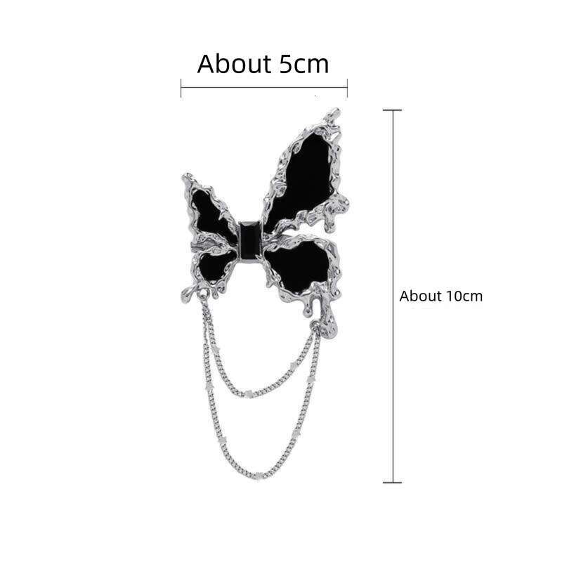 DHcollections Original Chain Butterfly Wholesale Niche Design Fashion Versatile Elegant Brooch Accessories Vintage Style