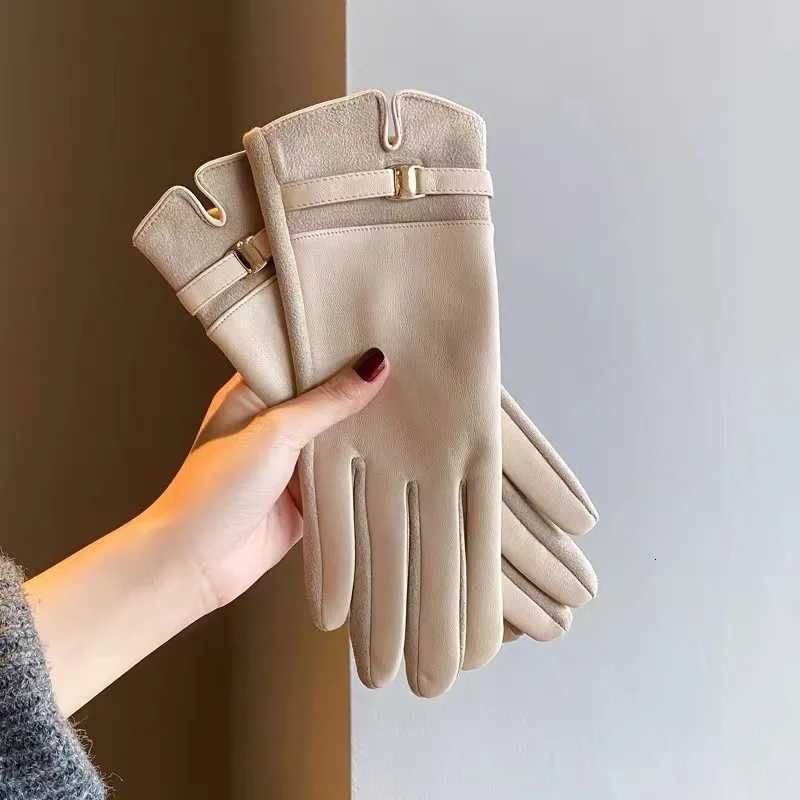 2025 New Gloves for Women in Winter Warm and Plush Thickened Cold Proof Driving Touch Screen Gloves for Outdoor Cycling Y251211