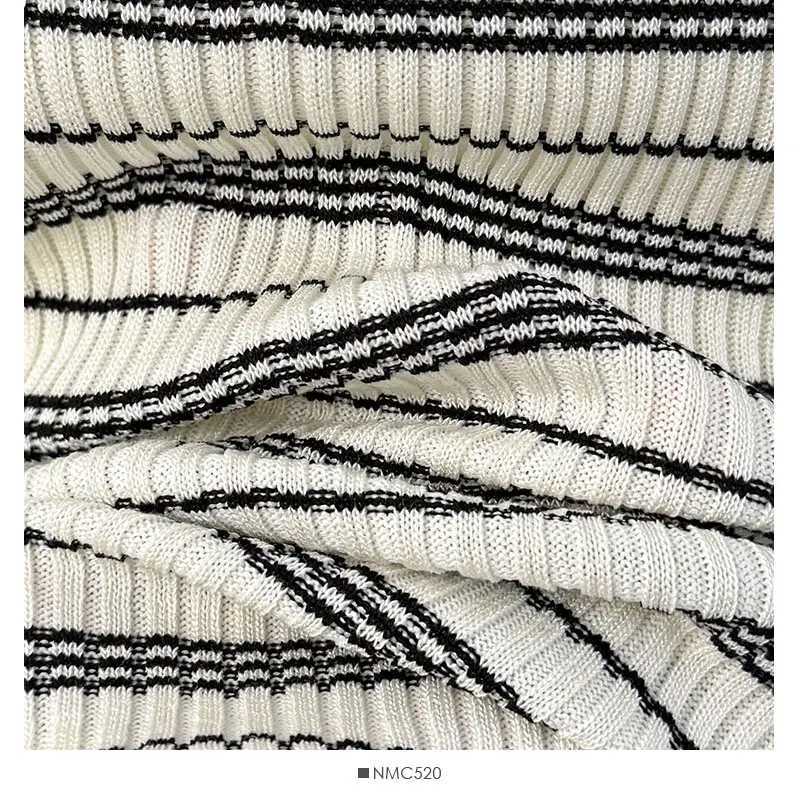 Striped Rib-knit Cami Dress Women Bodycon Spaghetti Strap Sweater Dress Summer Skinny Teen Y2K Outfit M260311