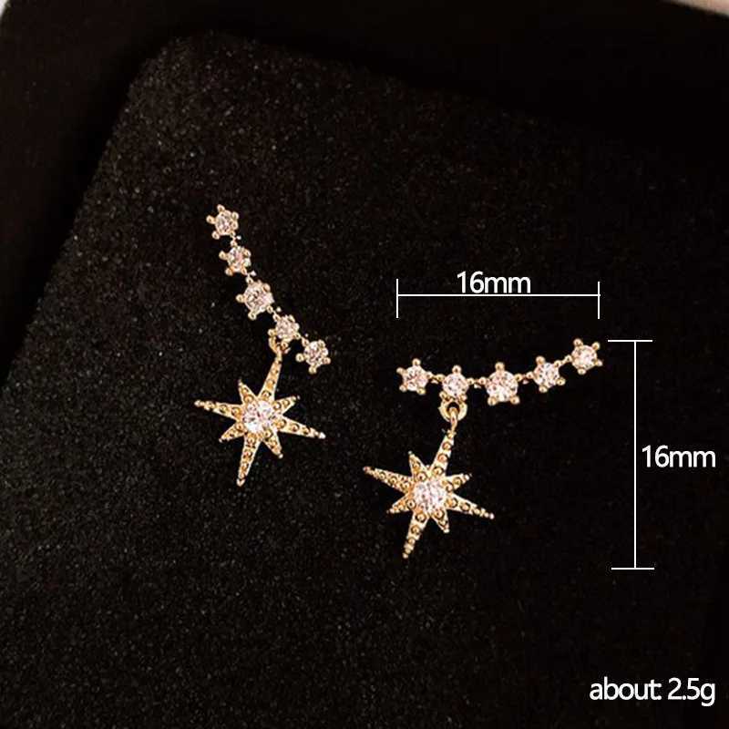 CAOSHI Exquisite Star Earrings for Wen Gracef La Wedding Accories with Brilliant Cubic Zirconia Fashion Fem Jewelry Y251210