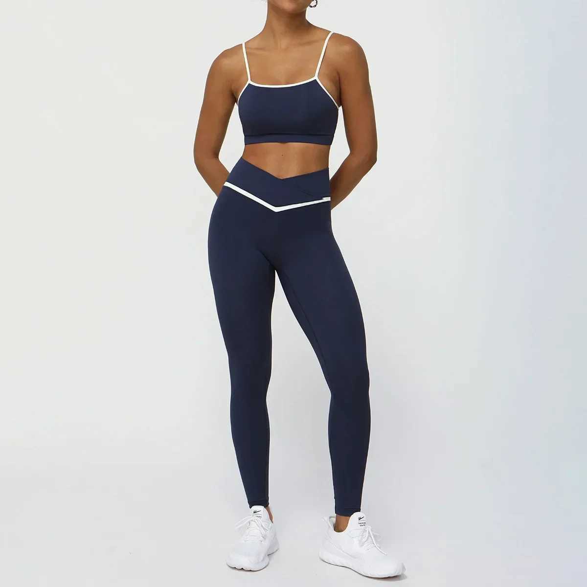 Cross Yoga Set Womens Tracksuit 2 Piece Sport Outfit Comfort Breathable Suit for Fitness Workout Clothing Women Sportswear NewT251211