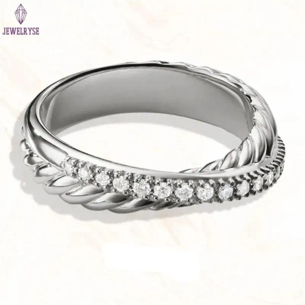 Designer Ring Twisted Cable Ring For Woman men Wedding rings engagement Collection Vintage Ethnic Loop Punk crossover luxury designer Jewelry gift Ban