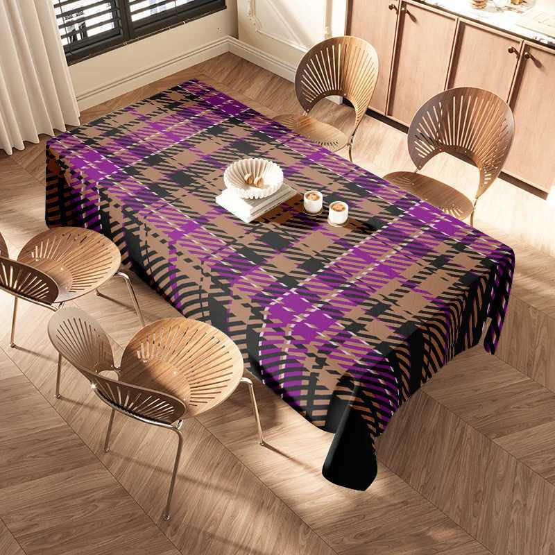Modern Stylish Tablecloth with Unique African Print Perfect for Dining Tables in Homes Offices H251211