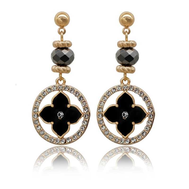 New Black Zircon wer Drop Earrings for Wen Wedding Temperament Rhinestone Gold-plated Luxury Earrings Party Jewelry Gifts Y251210