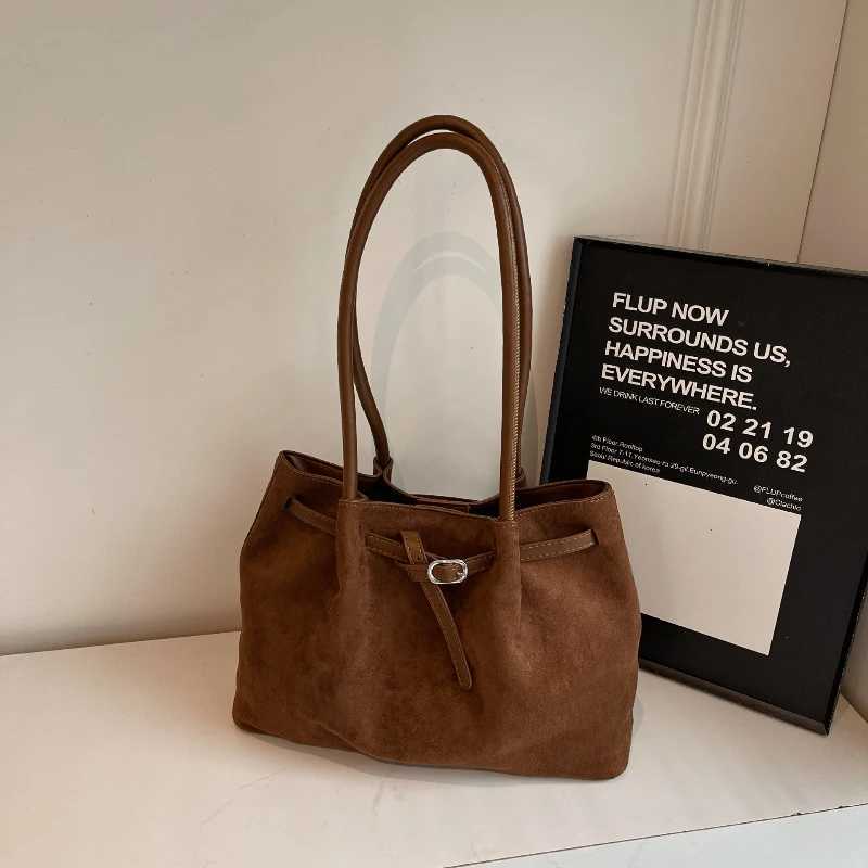 Large Capacity Tote Bag Fi Suede Wen Single Shoder Armpit Bag Versatile Cmuting Handbag Guangzhou High Quality Bag Y251211
