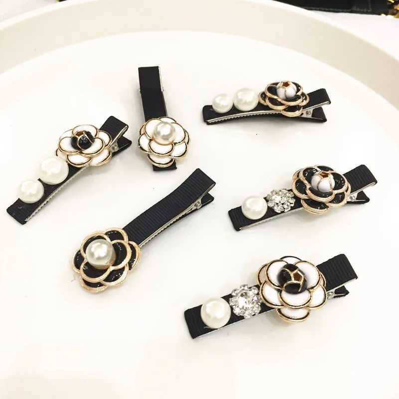 Elegant lia Pearl Hair Cls Clips Hairgrips For Wen 2025 Rose wer Rhinestone Acrylic Hair Accories Clamp Wholes Y251210