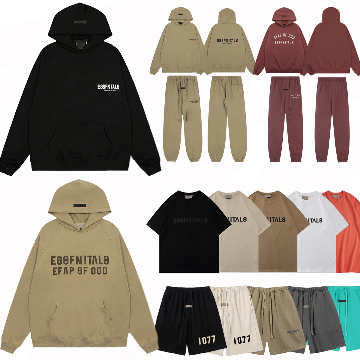 mens designer hoodie essintals Tracksuits men sweatshirt 1977 hoodies for men pants Fashion Women luxury womens casual shirts loose coat cotton long sleeve hoodie