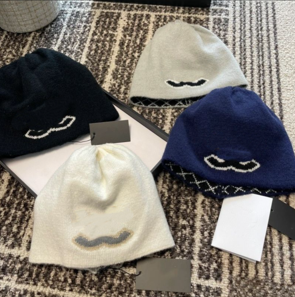 Designer Hat For Womens Beanie Outdoor Casual Winter Hat Daily Outfit Bonnet Fashion Skull Cap Men Lambs Beanie Hat Thickened Knitted Wool Beanie Hat