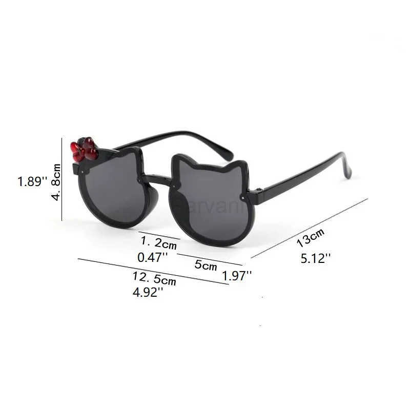 Sanrio Summer Children Cute Kitty Sunglasses Acrylic Bow Outdoor UV Protection Sun Glasses Baby Girls Classic Kids Boy UV400 Eyewear H2512111 - view 7