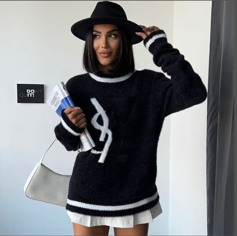 Women Sweaters Lett… - image