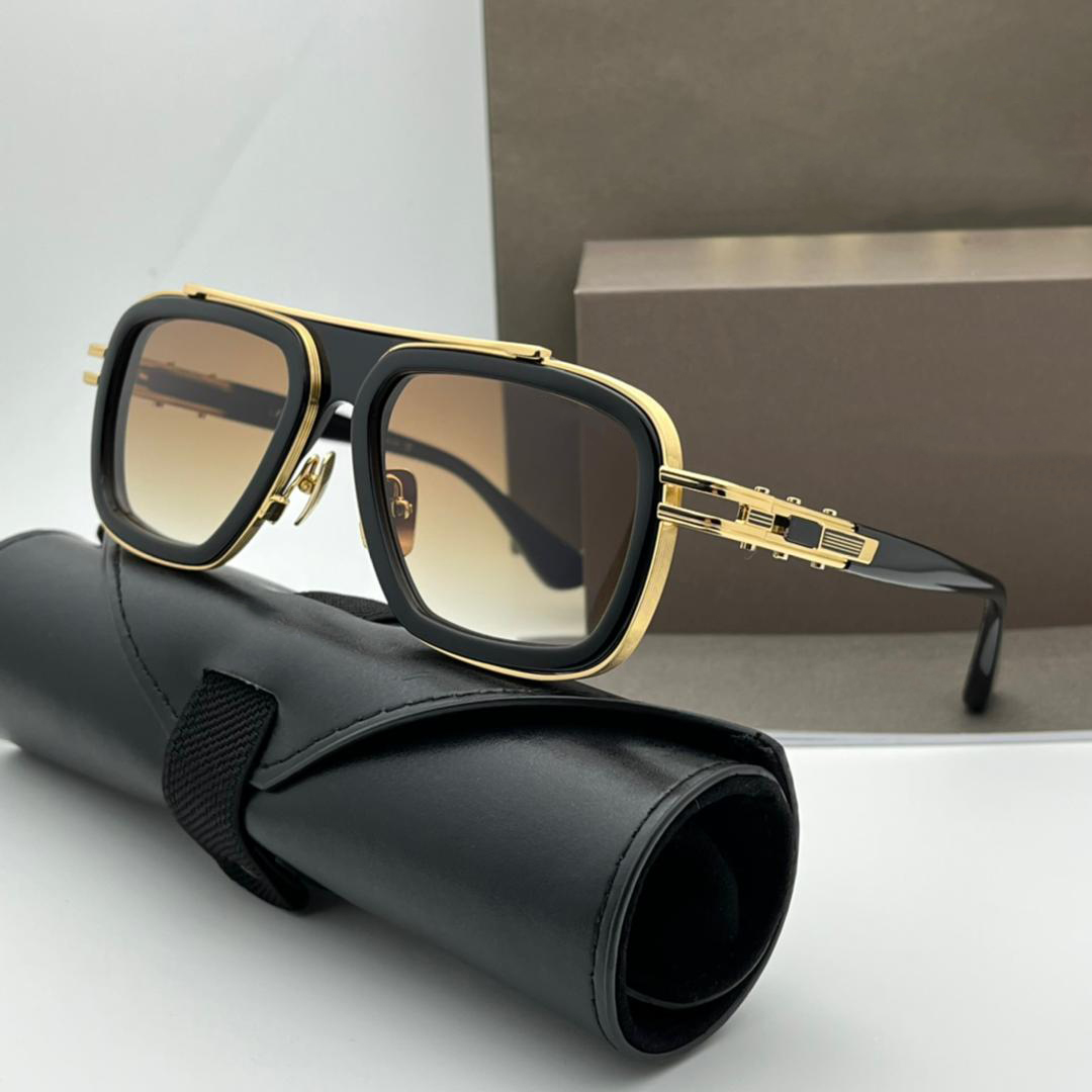 Summer Sunglasses For Men and Women 403 Style Anti-Ultraviolet Retro Plate Rectangle Full Frame Glasses Random Box