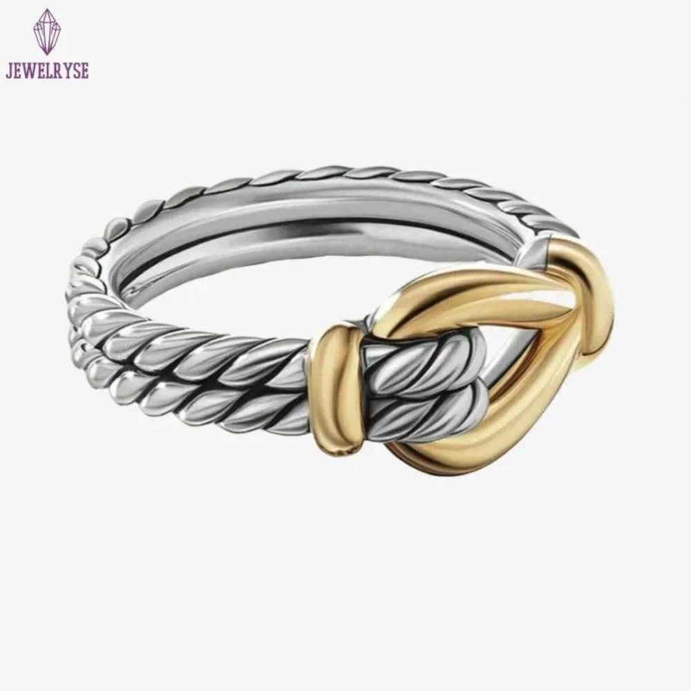 Designer Ring Twisted Cable Ring For Woman men Wedding rings engagement Collection Vintage Ethnic Loop Punk crossover luxury designer Jewelry gift Ban
