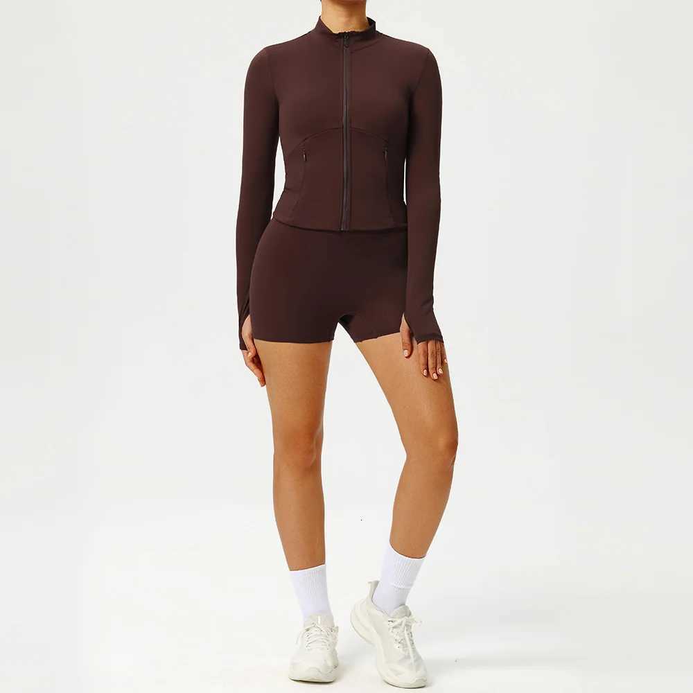 2PCS Yoga Suit Sports Set Womens Sets Fitness Push Up Sports Bra Shockproof Running Long Sleeve Leggings Impact Gym ClothesT251211