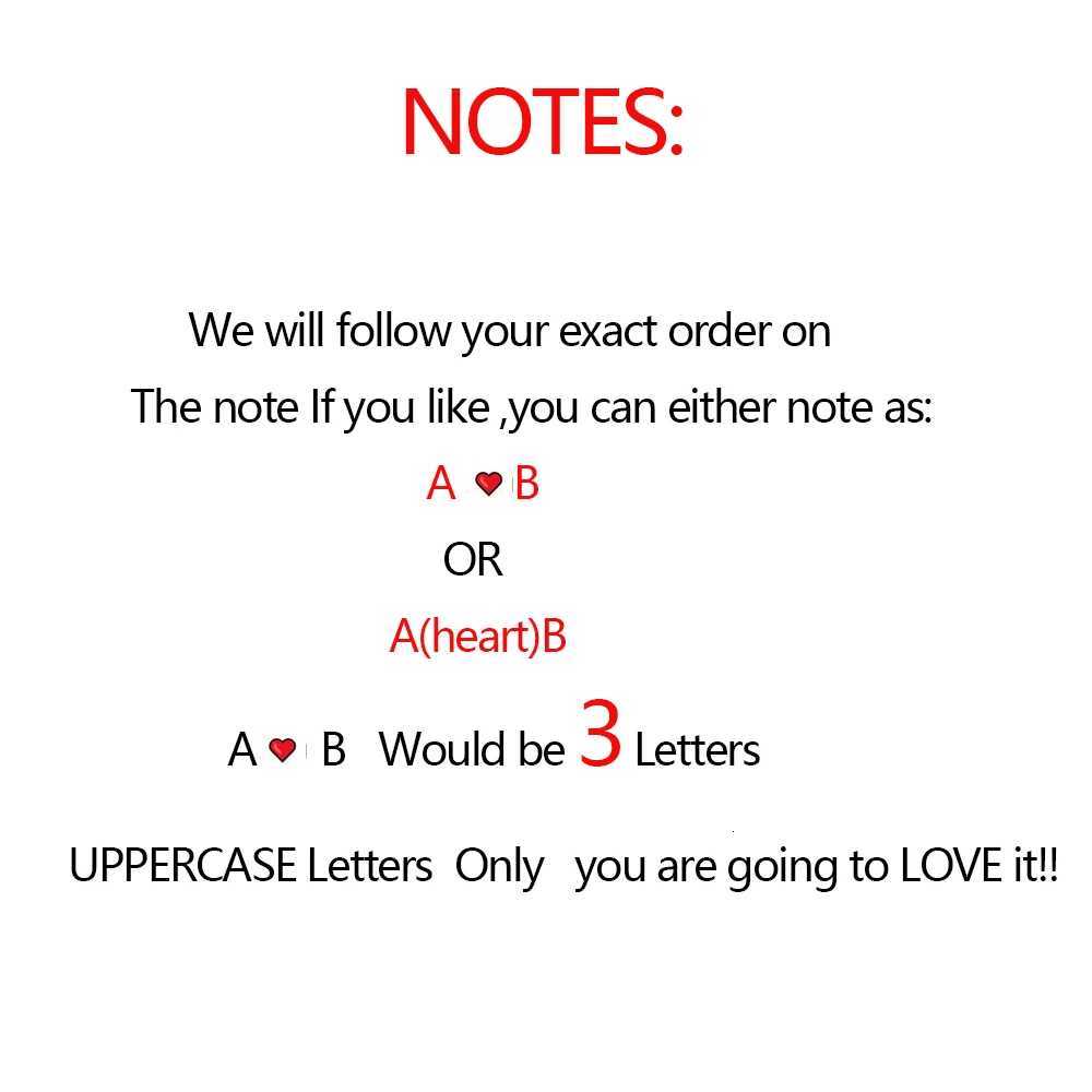 Personalized Custom Letter Necklace with Name Stainless Steel Initials Pendant Charm Women Jewelry Necklace Mother Gift M251211