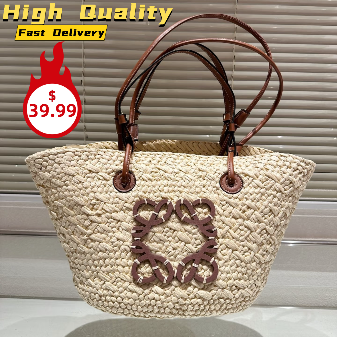 Lafite Straw Woven Bag Tote Bag Designer Bag Luxury Handbag Women Fashion Bags Carrying Handbag Large Capacity High Quality Universal Print Shopping Bag for Womendf