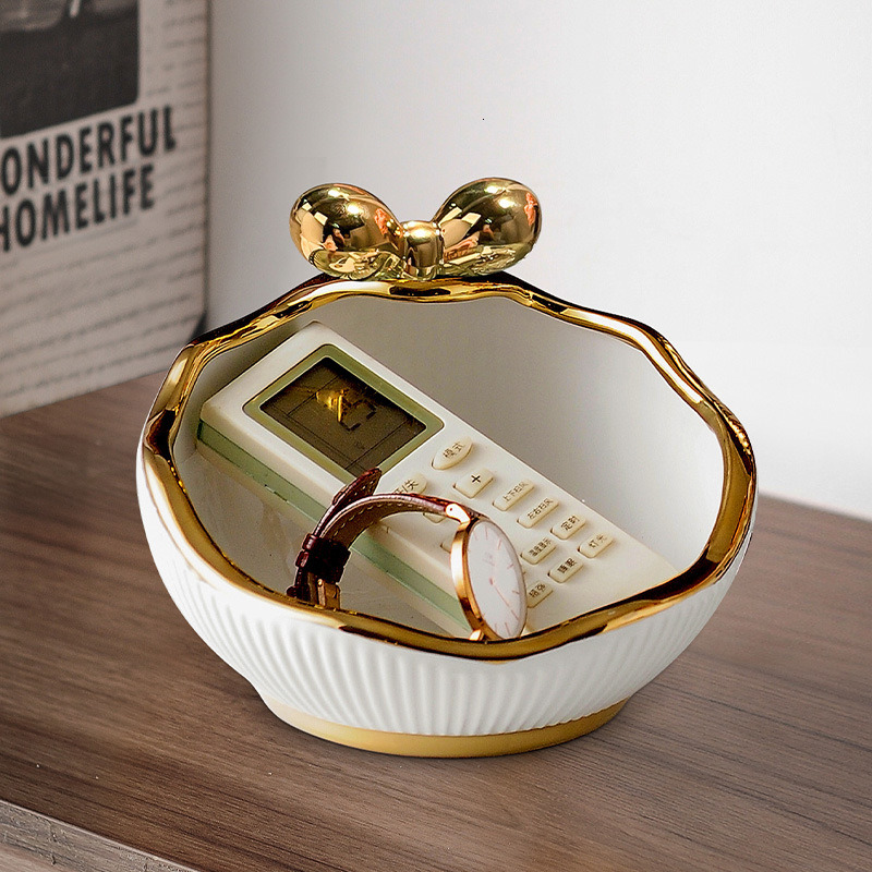 Light luxury entrance key storage decoration, household registration, shoe cabinet, home living room decoration, housewarming, new home gift