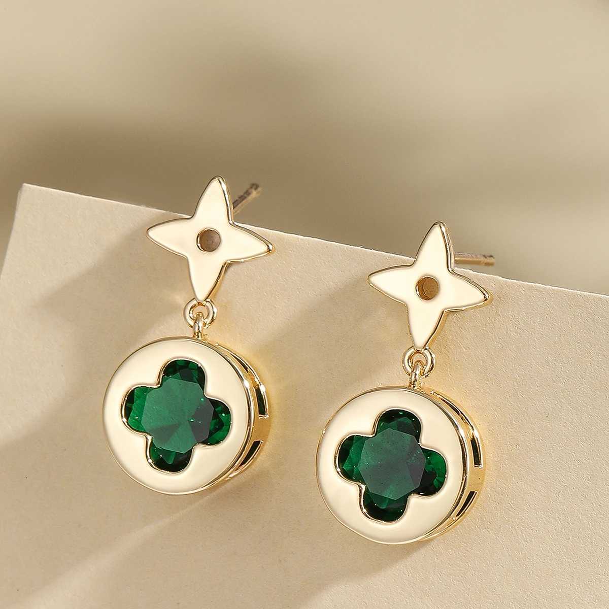 Two - wer Lucky Earrings Fashionable And Simple Series Suitable For Daily Wear A Back-To-School Gift For Girls Y251210