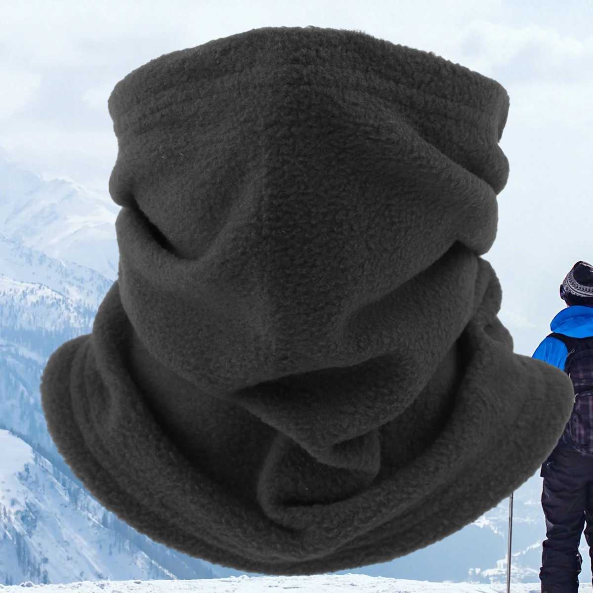 Winter Neck Scarf Warm Windproof Polar Fleece Ski Tube Outdoor Sport Cold-proof Thermal Cycling Snowboard Face Cover Neck GaiterT251211