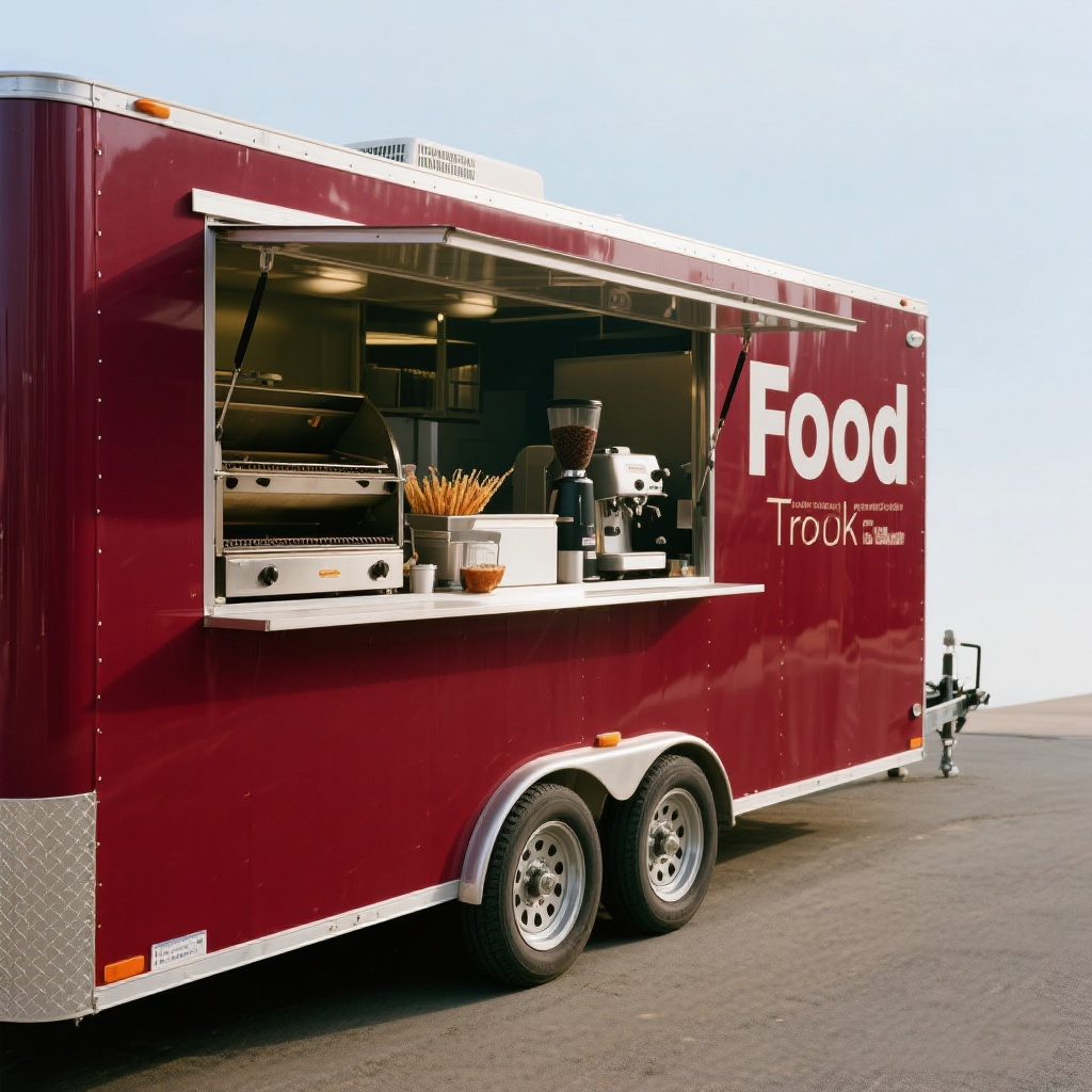 Concession Food Trailer Mobile Kitchen Catering Truck BBQ Food Trailer Fully Equipped Mobile Restaurant Bar Kiosk