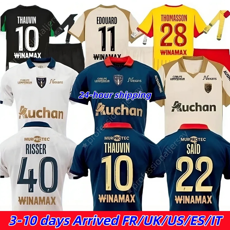 25 26 Maillot RC Lens Soccer Jerseys Home Away THIRD Saint-Barbe Special KAKUTA FULGINI DIOUF SPIERINGS GANAGO SOTOCA Football Shirt Jersey FANS PLAYER Men Kids Kit