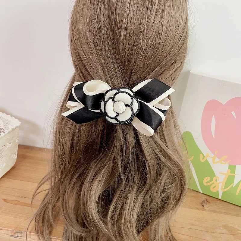 Vintage lia wer Hair Clip for Wen Girls Korean Fashion Hairpin Fabric Bow piece Elegant Heaear Hair Accories Y251210