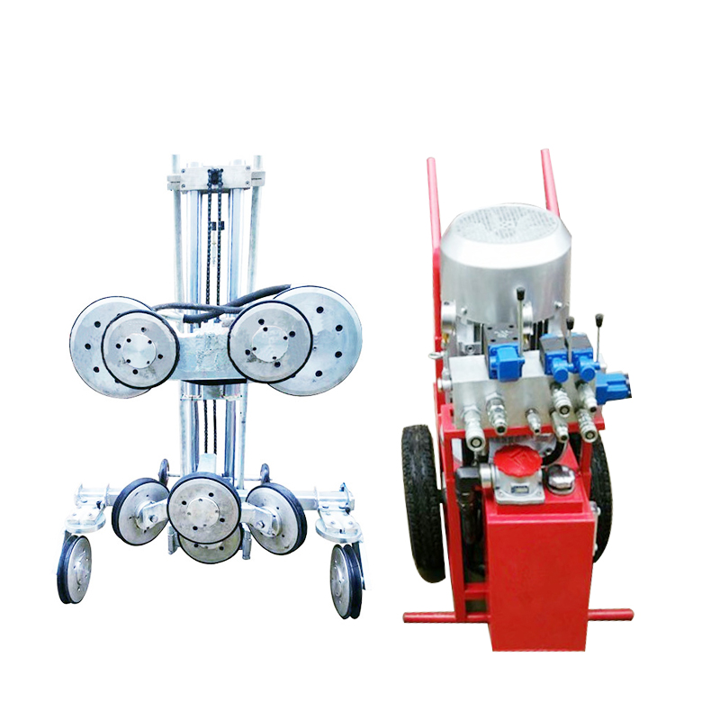 Dual-Purpose Wire Saw Machine | Underwater Concrete & Stone Plant Block Cutting in One System