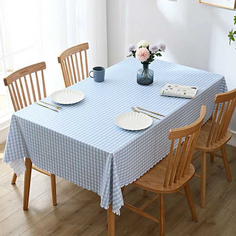 1PC Square Tablecloth Rectangle Waterproof Table Cloth Tabletop Cover Oil Proof Wipeable Table Covers for Kitchen Garden Dining H251211