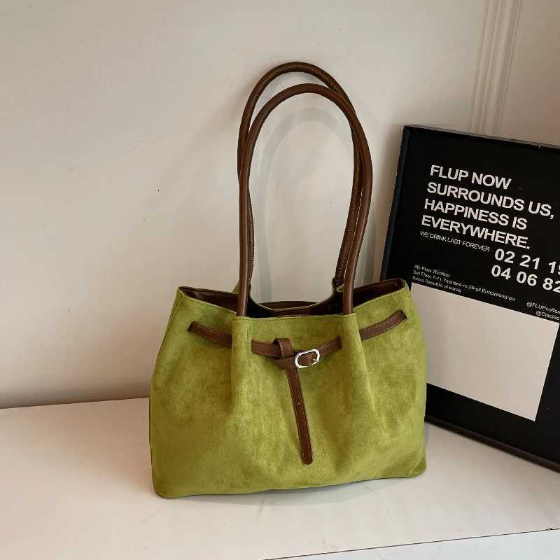Large Capacity Tote Bag Fi Suede Wen Single Shoder Armpit Bag Versatile Cmuting Handbag Guangzhou High Quality Bag Y251211