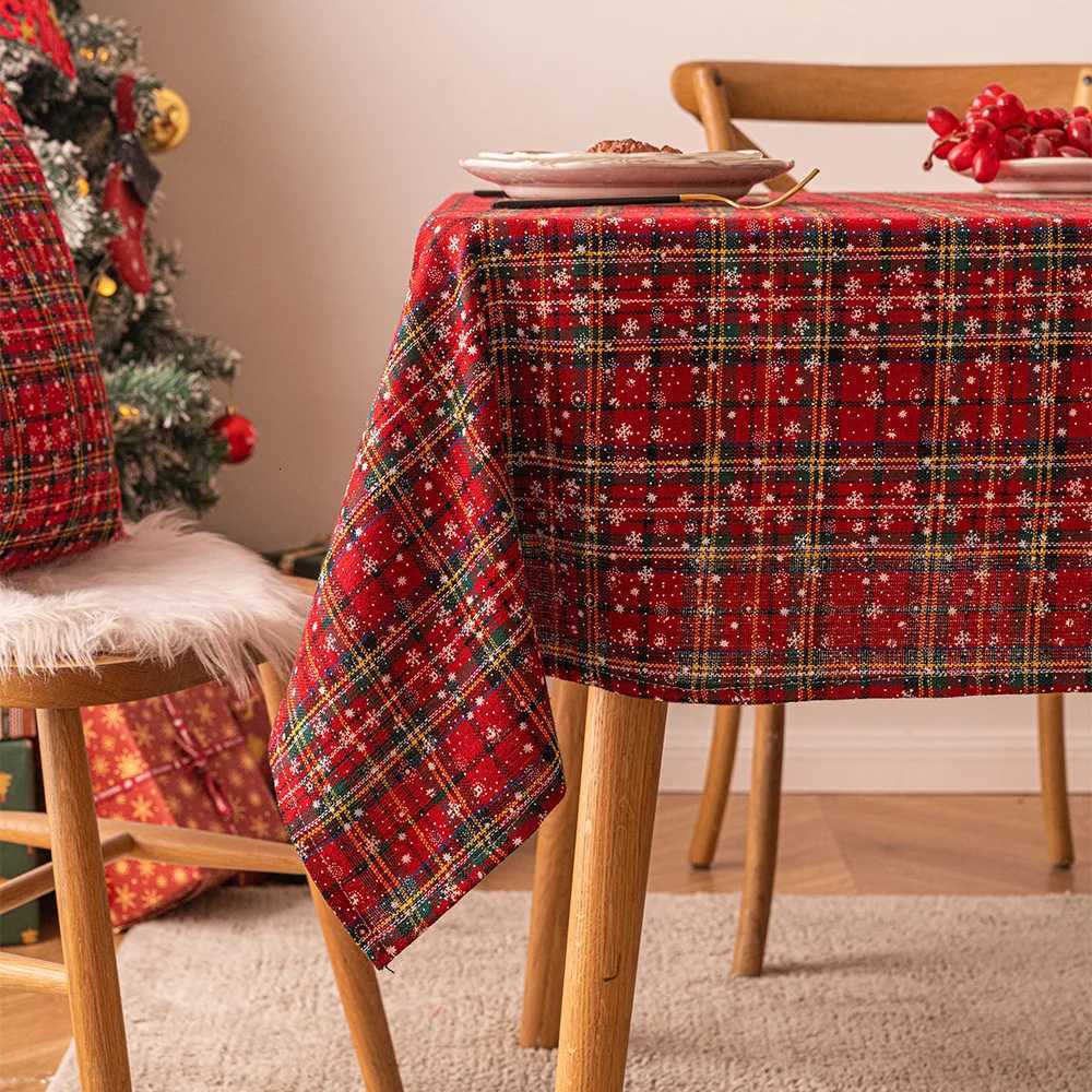 2025 Christmas Tablecloth Suitable For Holiday Parties Banquets Restaurants Kitchen Decoration H251211