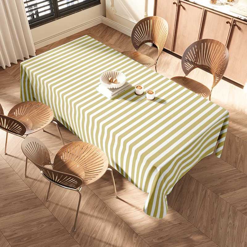 Waterproof Tablecloth Farmhouse Dining Decor Modern Kitchen Linens Washable Table Cover Rustic Home Decor Rectangle Tablecloth D H251211