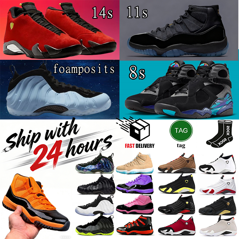 designer shoes basketball shoes 14 14s Ferrar foamposits sneakers ParaNorman 8s Aqua 11s H-Town Gamma Blue mens trainers