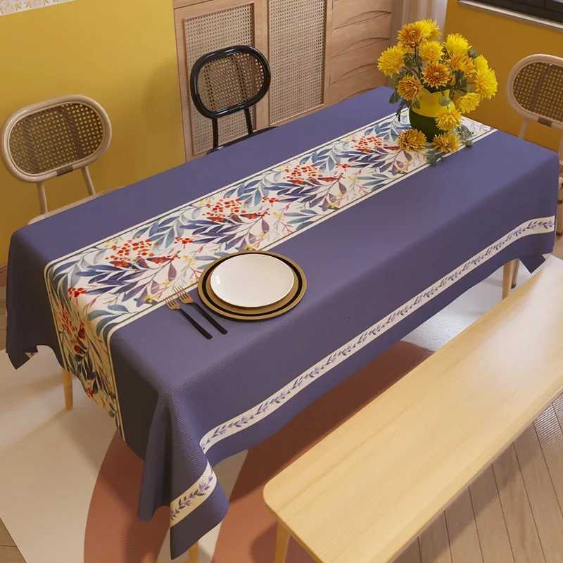 Nordic Home Rectangular Tablecloths for Table Party Decoration Bohemian Waterproof Anti-stain Nappe De Table Cover Tapete H251211