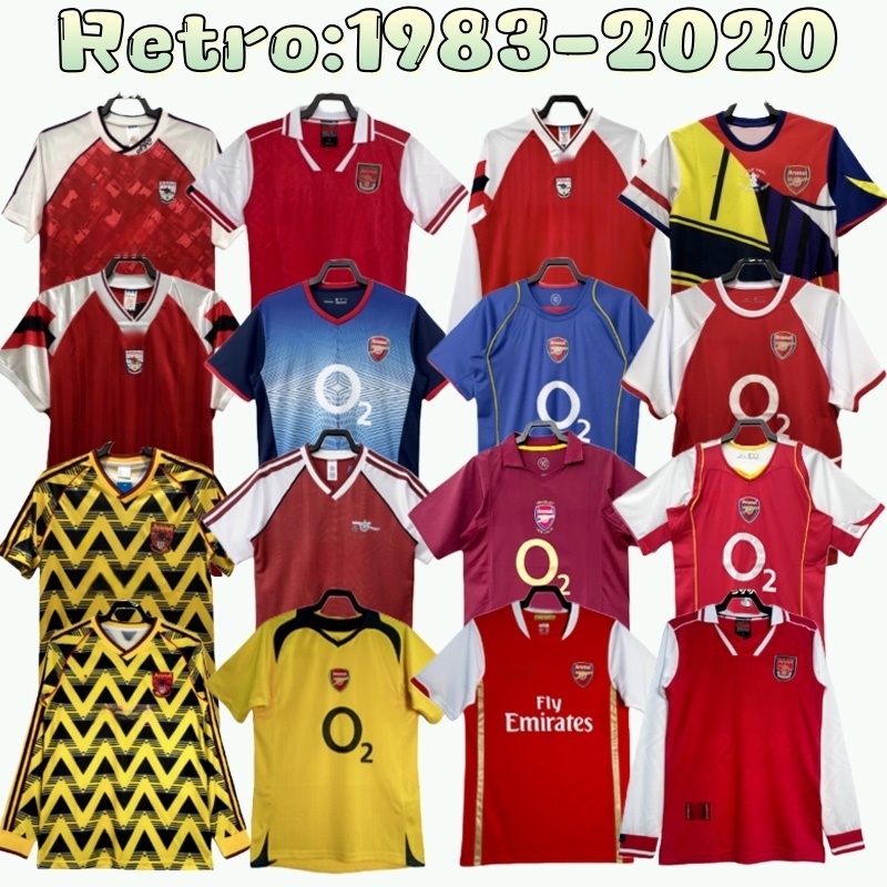 Gunner Retro Arsening soccer jerseys 1983 football football shirts HIGHBURY PIRES REYES BERGKAMP ADAMS Persie Galla V. PERSIE shirt Vintage Classic Arsening