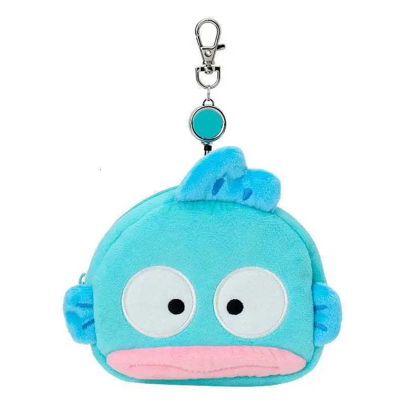 Sanrio HelloKitty Cinnamoroll Telescopic keychain Cartoon mymelody Coin Purse Zipper Coin Wallet Credit Card Drivers License Key Bag H251211