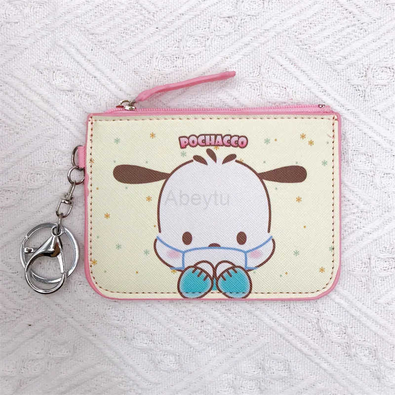 Sanrio Hello Kitty Cute Wallet Coin Purses PochaccoZipper Melody Card Holder Kuromi Coin Pouch Cartoon Printed Clutch Case H251211