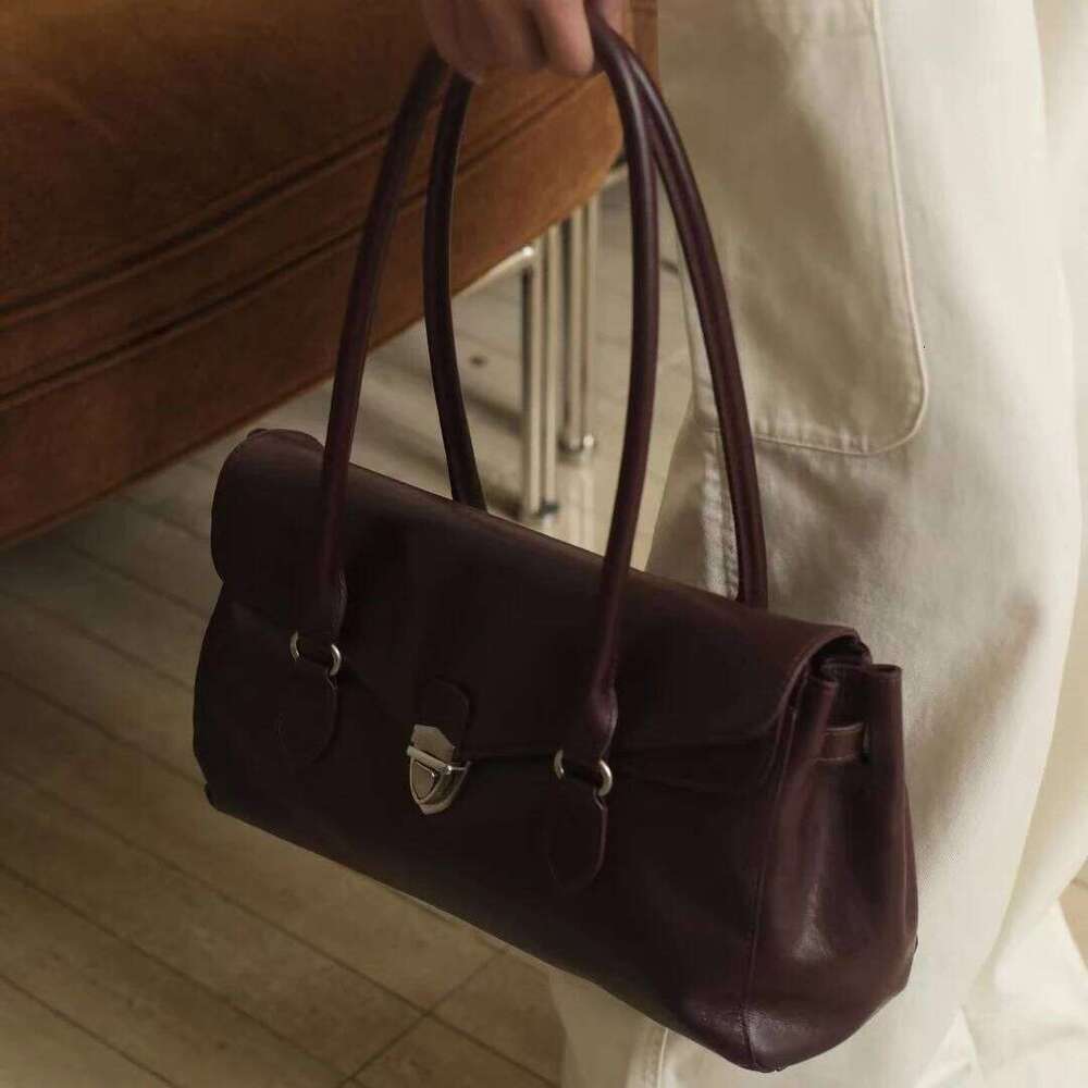 Luxury bag designer shoulder bag handbag Hobo bag design personalized top-level cowhide retro armpit new niche design soft leather large capacity high