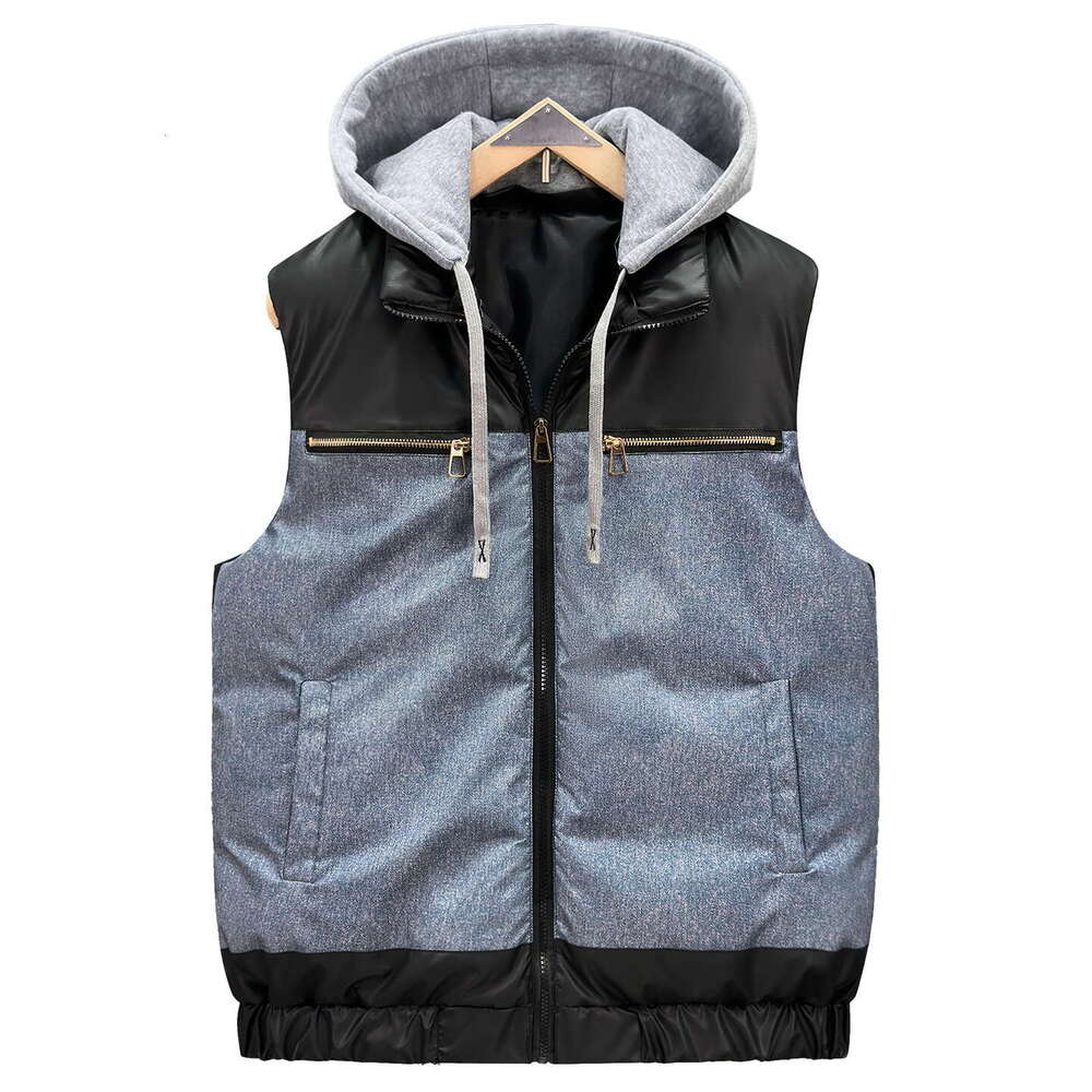 Autumn Winter Down Cotton Men's Korean Style Trendy Handsome Couple Thickened Jacket Warm Vest