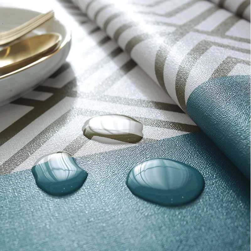 New Printe Rectangle Round Table Cloths Waterproof Plastic PVC Oilproof Tablecloths Table Cover Home Decor Christmas Tablecloth H251211