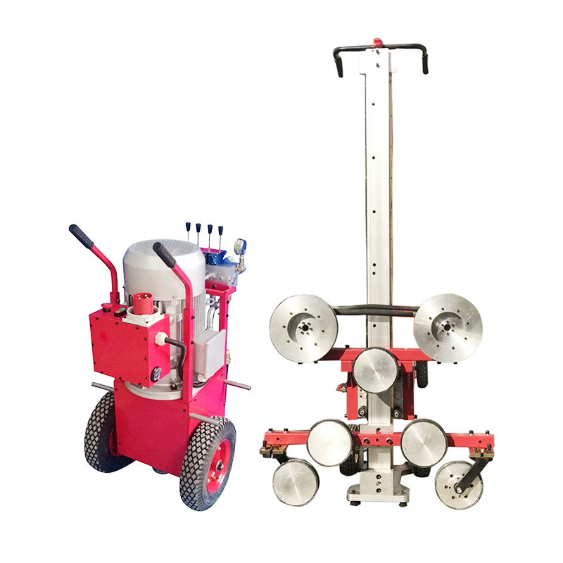 Adjustable Depth Diamond Wire Saw (100-200mm) | High-Performance Stone Cutting Rope Machine