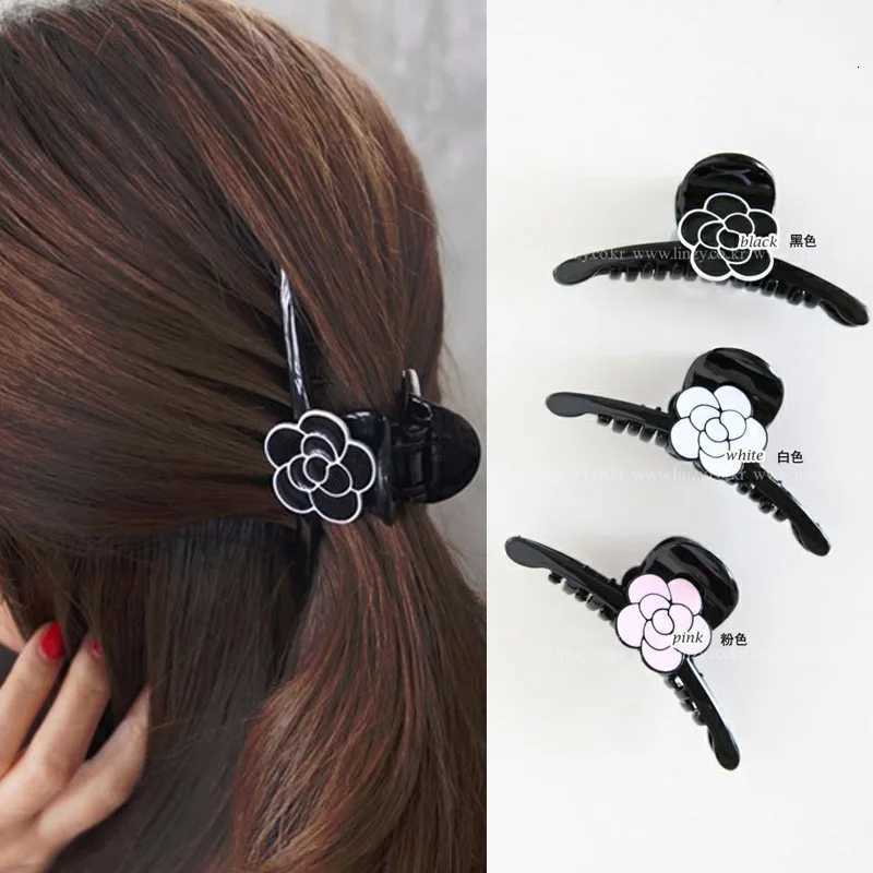 Elegant lia Pearl Hair Cls Clips Hairgrips For Wen 2025 Rose wer Rhinestone Acrylic Hair Accories Clamp Wholes Y251210