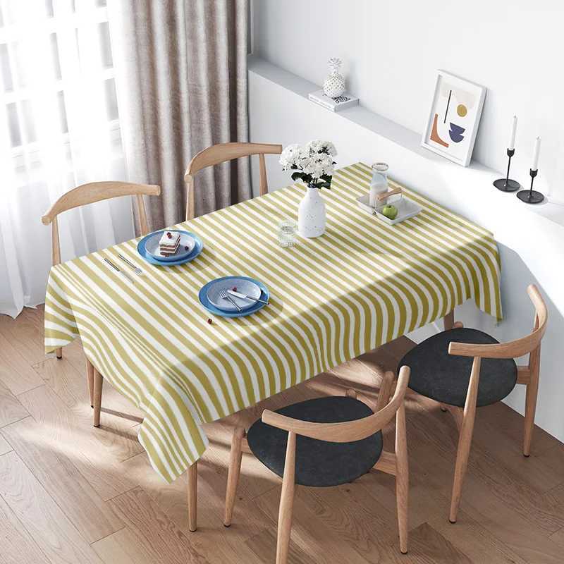 Waterproof Tablecloth Farmhouse Dining Decor Modern Kitchen Linens Washable Table Cover Rustic Home Decor Rectangle Tablecloth D H251211