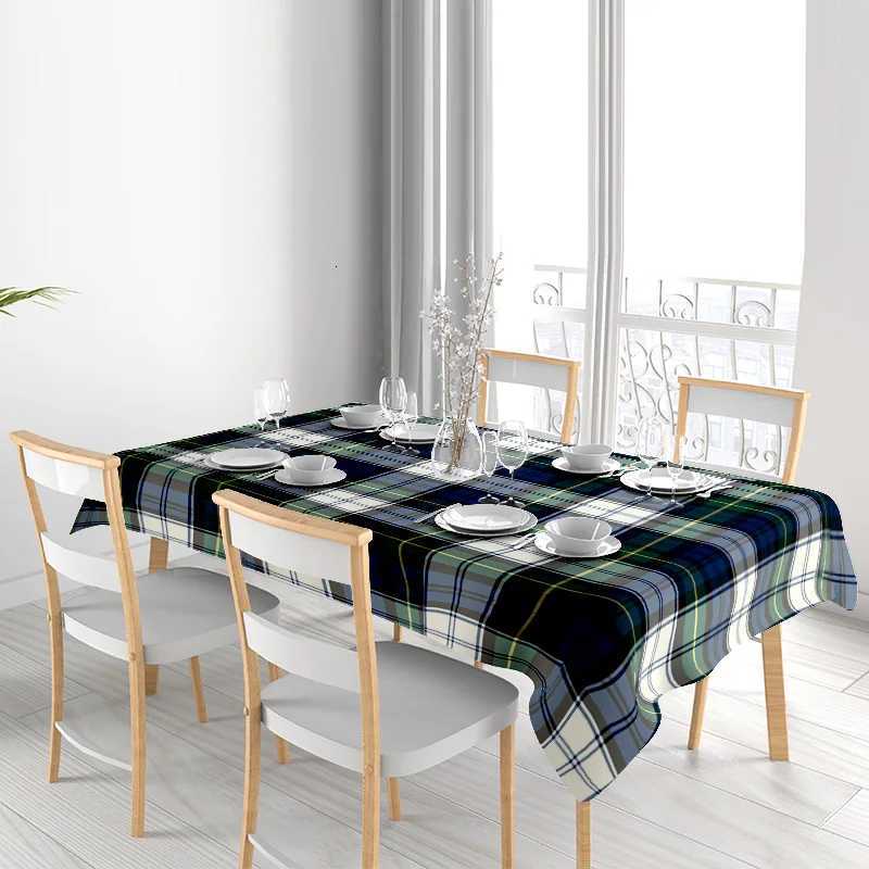 Waterproof Tablecloth Plaid Pattern Dining Table Cover Washable Rustic Farmhouse Kitchen Table Decor Party Wedding Table Runner H251211