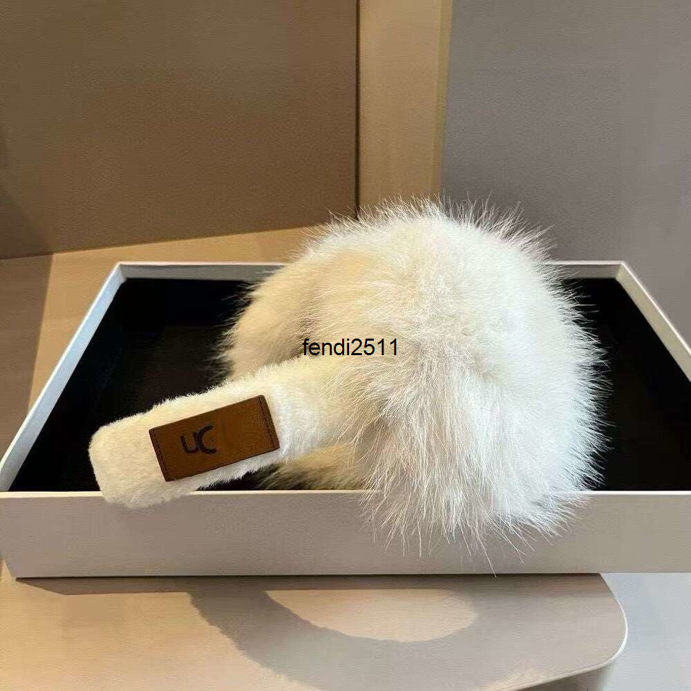 Ear Muffs Ug Ear earmuffs Warm Plush Earmuffs Fur Unisex Sweet Style Pure Color FashionFoldable Soft Simple Adjustable Winter Accessories Winter Designer Scarf